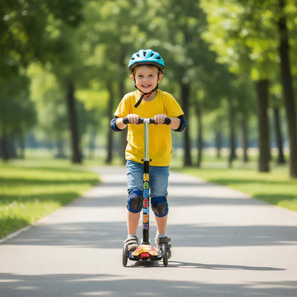 Tripatín Scooter Infantil 50kg Luces Ruedas Regulable Aleatorio