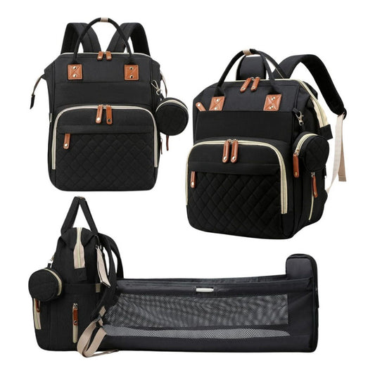 Mochila Maternal Convertible Con Cambiador