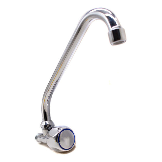 Canilla Cocina Pared Unitaria Grifo Mesada Metal Agua Fria