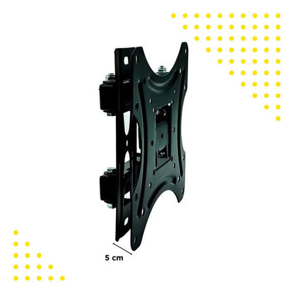 Soporte Tv De Pared Brazo Base Para Tv 14 A 55 Pulgadas 50kg Color Negro