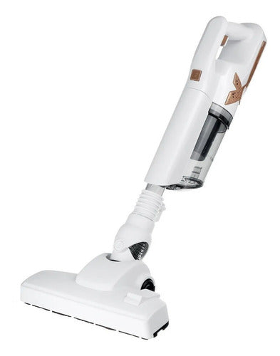 Aspiradora Inalambrica Recargable Baterias Litio Motor Cobre Blanco