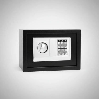 Caja Fuerte Digital Cofre Seguridad 12.4l Llaves Acero Hogar Negro