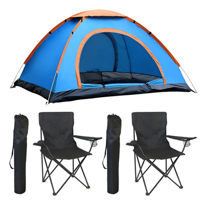 Carpa 6 Personas Iglu 2x2.5m + 2 Sillas Plegables Camping Varios