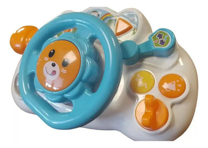 Juguete Infantil Didactico Volante Con Luz Y Sonido De Niños