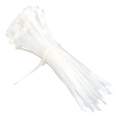 Precintos Blancos Bridas De Plastico 100 Unidades Blanco