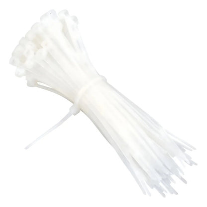 Precintos Blancos Bridas De Plastico 100 Unidades Blanco