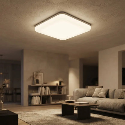 Panel Led Cuadrado 20w Luz Fría 7000k 22x22cm Blanco