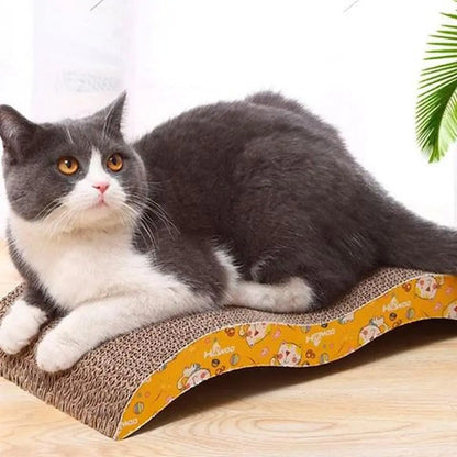 Rascador Para Gatos Rectangular Ondeado Corrugado De Carton Varios