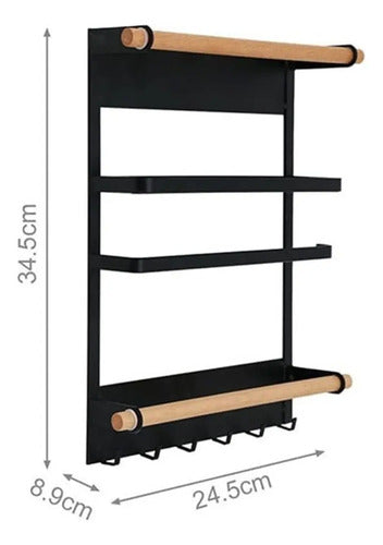 Organizador Colgante Magentico Heladera Cocina Porta Rollos Aleatorio