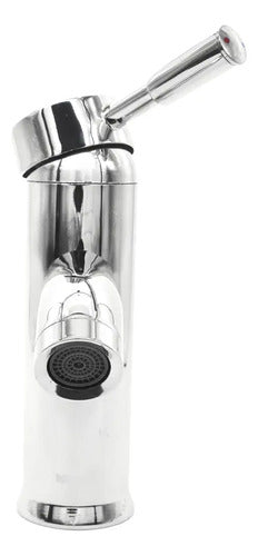 Monocomando Lavatorio Canilla Baño Mezcladora Pileta Cromada