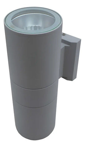 Set X4 Aplique Pared Exterior Luminaria Foco Bidireccional