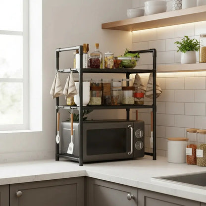 Organizador Estante Para Cocina Microondas 69x48x26cm