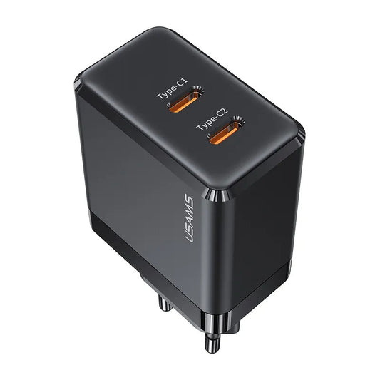 Cargador Pared 40w Tipo C Usb C Carga Rapida Negro
