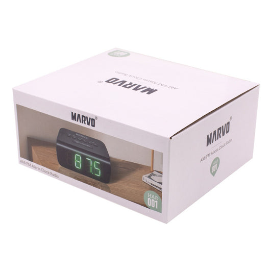 Reloj Radio Rectangular Am Fm Color Negro