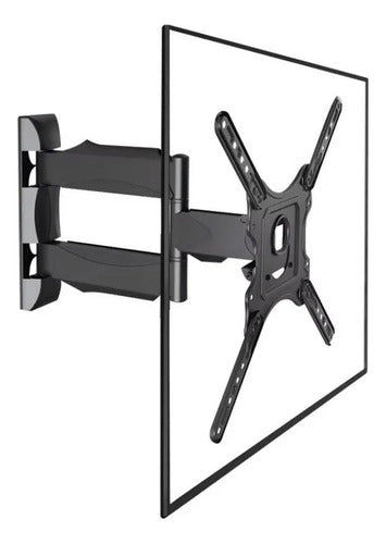 Soporte Movil Televisor Brazo Articulado Hierro Fuerte 32-55