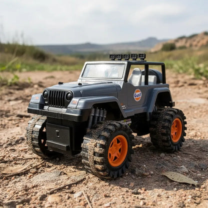 Camioneta 4x4 Todoterreno A Fricción Todoterreno Escala 1:10 Gris 2