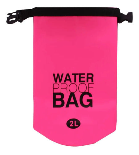 Bolsa Impermeable Estanca 2l Proteccion Celular Viajes Playa Rosa