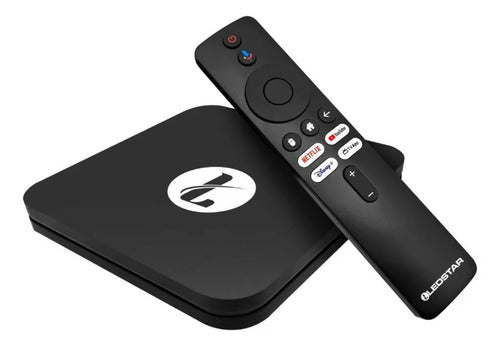Tv Box 2gb Ram 16gb Rom Wifi Android 12 Convertidor Smart Tv Negro Estándar