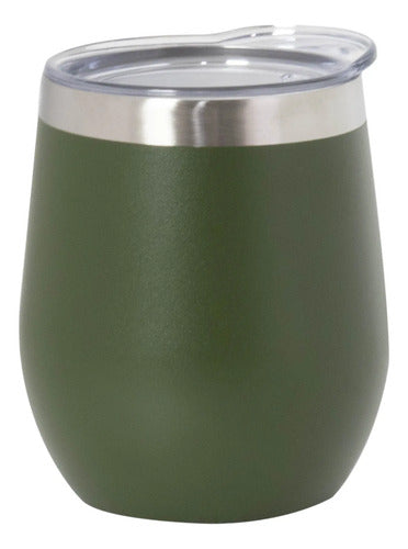 Mate Termico Acero Inoxidable Tapa Bebidas Infusiones 230ml Violeta Liso