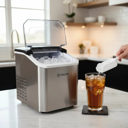 Maquina Electrica Hacer Hielo Cubitos Fabricadora 220v 110w Gris