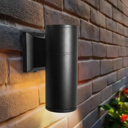 Aplique Pared Exterior Luminaria Lampara Unidireccional Foco Negro