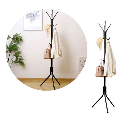 Perchero De Pie Metal Organizador Abrigos Sombrero 172x42cm