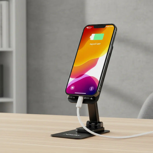 Soporte Plegable Celular Escritorio 360 Universal Ajustable