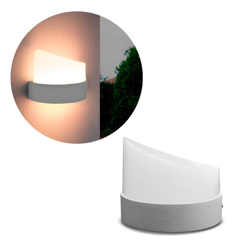 Foco Pared Aplique Exterior Lampara Spot Luminaria 1 Luz