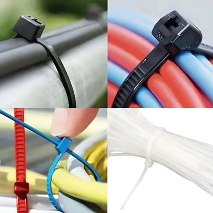 Precintos Negros De Plastico Bridas 100 Unidades Negro