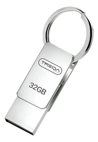 Pendrive 32 Gb Tipo C 3.0 Función Otg Alta Velocidad Plateado