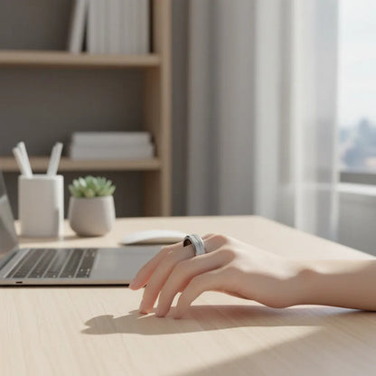 Anillo Inteligente Monitoreo Sueño Talle 11 Ios Android Plateado 11