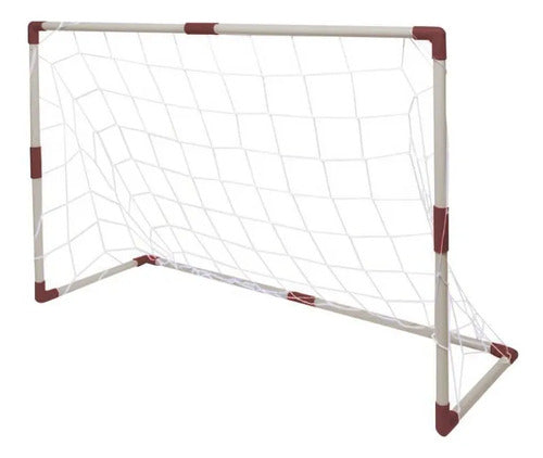 Arco Fútbol Infantil Pvc Pelota Inflador 97x64x35cm Portería Aleatorio