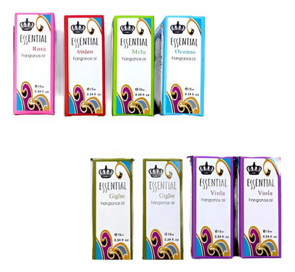 Pack X4 Aceite Esencias Aromaticas Fragancias Humificador