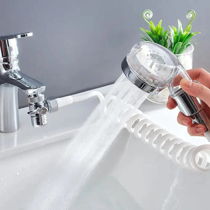 Regadera Ducha Para Pileta Griferia Con Filtro Plateado