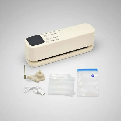 Selladora Envasadora Al Vacio Recargable Compacta Usb 10w