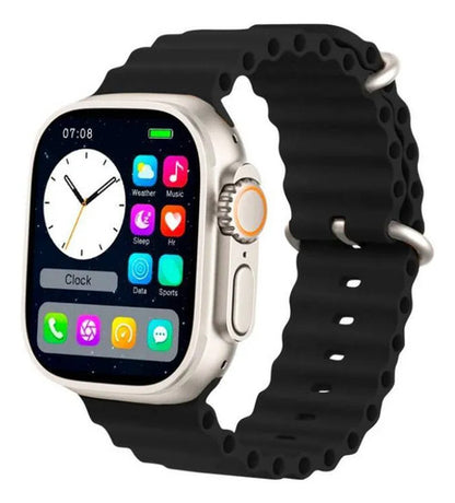 Smartwatch Reloj Inteligente C800 Ultra Manos Libres 1.99 Plateado/gris Claro Deportiva Aleatorio - 3 Colores
