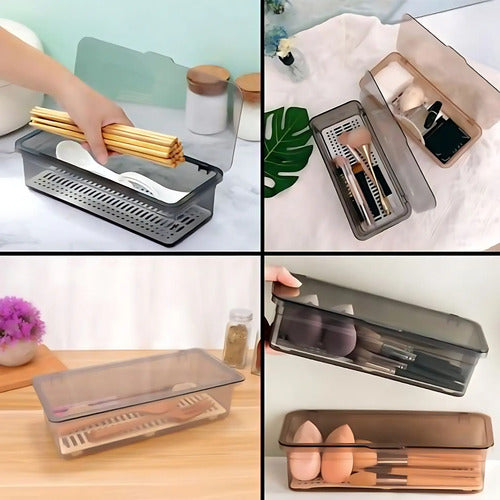 Organizador Maquillaje Cosmeticos Brochas Multiuso Aleatorio