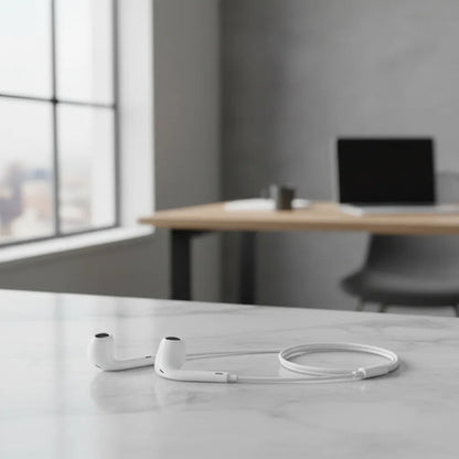 Auriculares Tipo C Android Micrófono Manos Libres Audio Hd Blanco