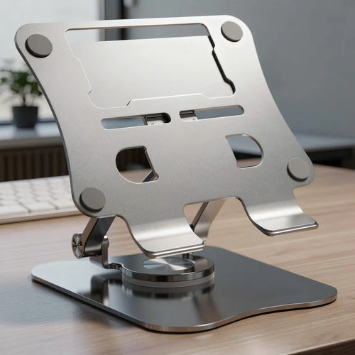 Soporte Base Tablet Celular Aluminio Ajustable Escritorio Aleatorio - 2 Colores