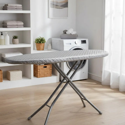 Funda Para Tabla De Planchar 140x50cm Capitoneada Gris Gris Oscuro