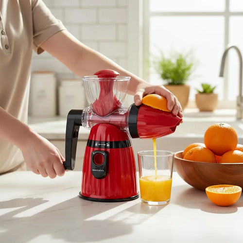 Exprimidor Extractor Manual Manivela Jugo Fruta Cocina Aleatorio 0