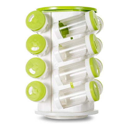 Especiero Condimentero Giratorio X16 Cocina De Plastico