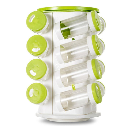 Especiero Condimentero Giratorio X16 Cocina De Plastico