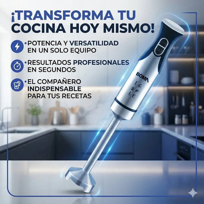 Mixer Multifuncion Boma 800w Cuchilla Acero Inoxidable 35cm 2 Colores Por Diponibilidad