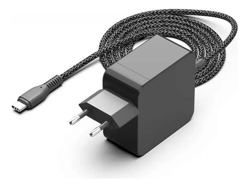 Cargador Para Pc Tipo C Laptop Notebook 65w Usbc Negro