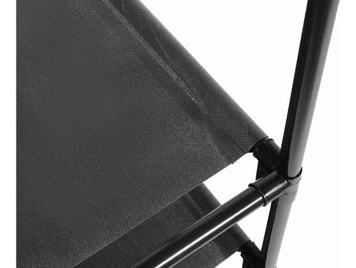 Perchero Organizador De Pie Estante Esquinero Ropa Negro