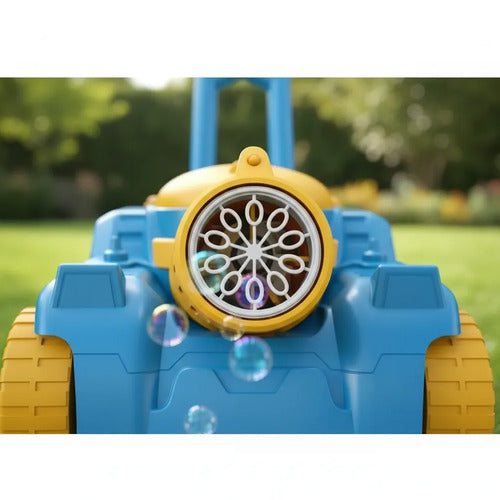 Carrito Pistola Burbujas Lanzador Infantil Luz Led Juguete Aleatorio