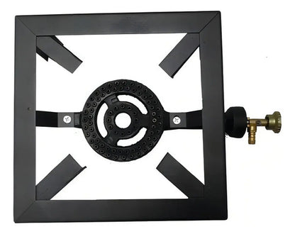 Anafe Quemador A Gas 1 Hornalla Camping Color Negro