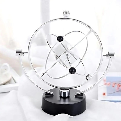 Adorno Pendulo Movimiento Perpetuo Orbital Decoracion Mesa Plateado