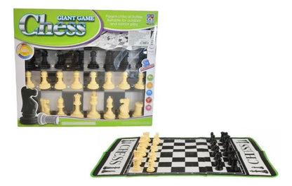 Ajedrez Gigante Didactico Infantil Tablero Plastico 92x65 Cm